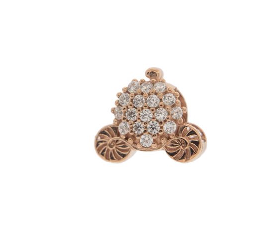 Charm Rue des Mille Carousel in Silver Zircone XRZW-001 - XRZW-001